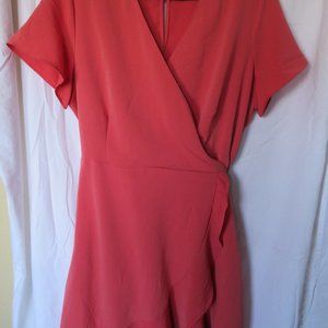 Coral/Salmon Gibson and Latimer Wrap dress